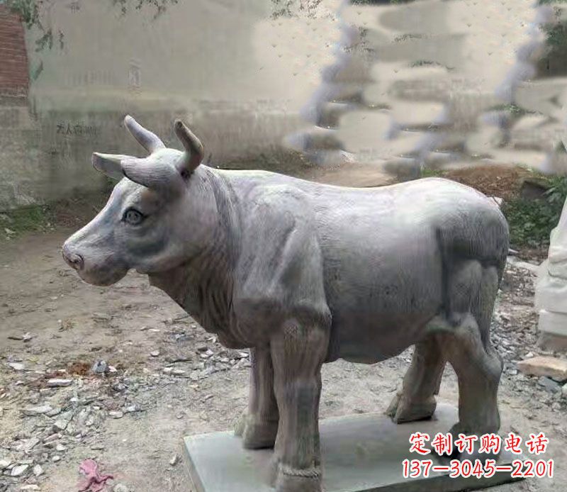 鹤壁艺术匠心 ─── 青石牛石雕塑