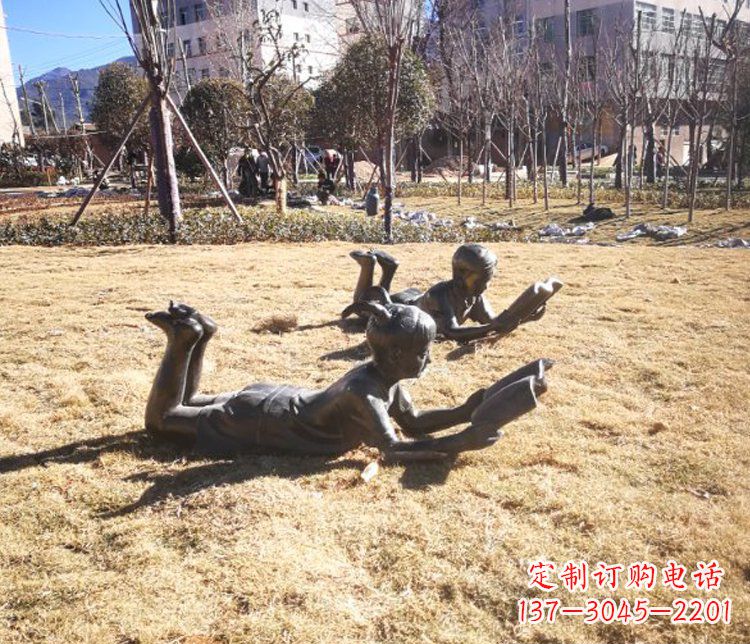 鹤壁精致的儿童仿铜雕塑