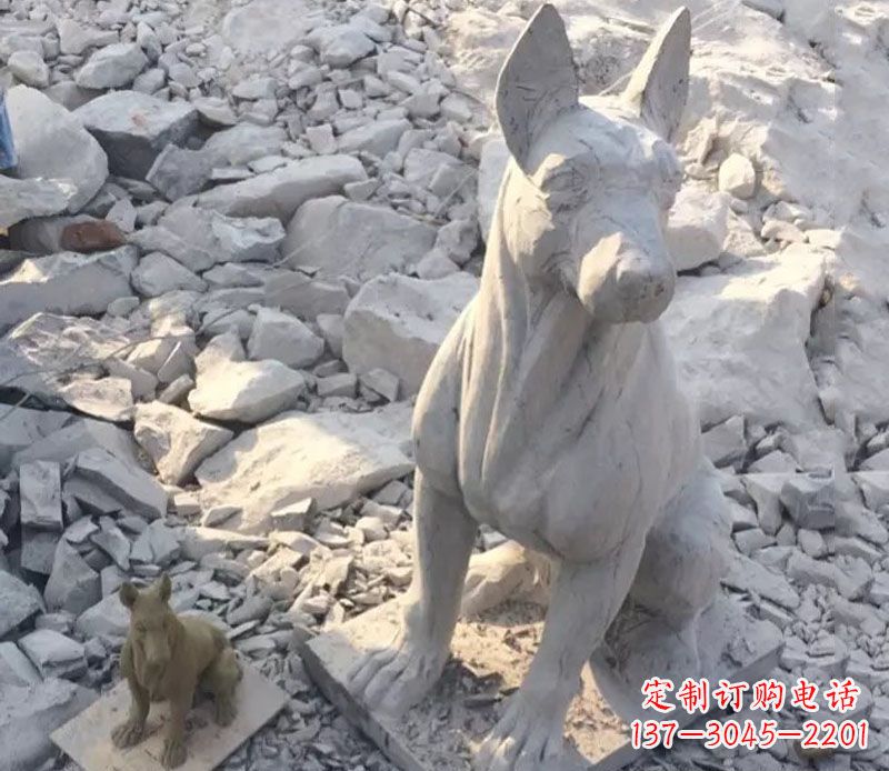 鹤壁精美工艺十二生肖狗石雕