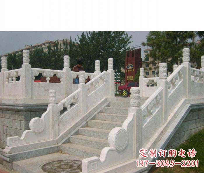 鹤壁精美大理石栏板雕塑