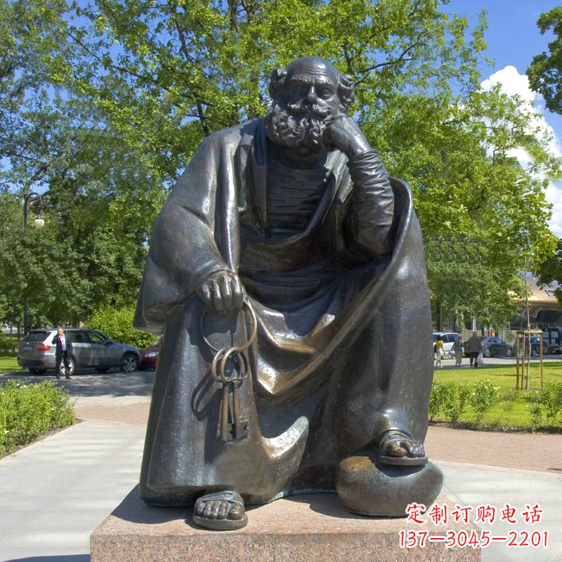 鹤壁铸就传奇托尔斯泰雕塑