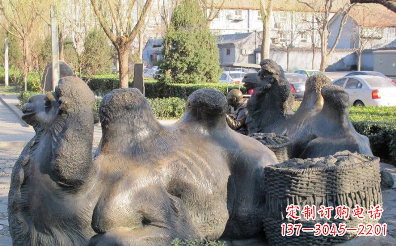 鹤壁特大型骆驼铜雕