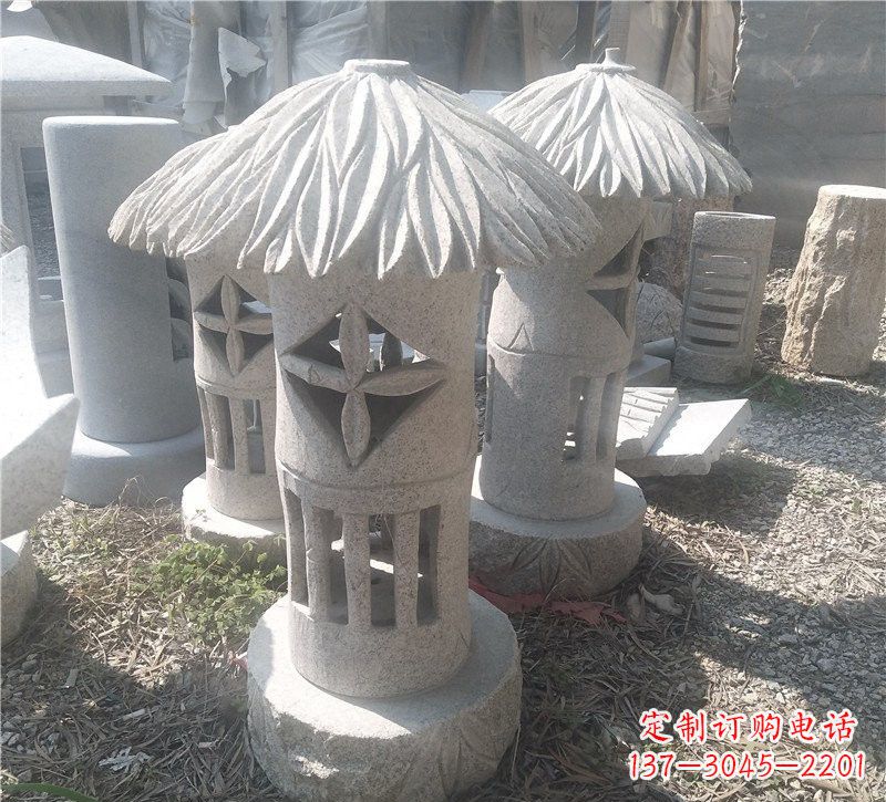 鹤壁公园照明石灯