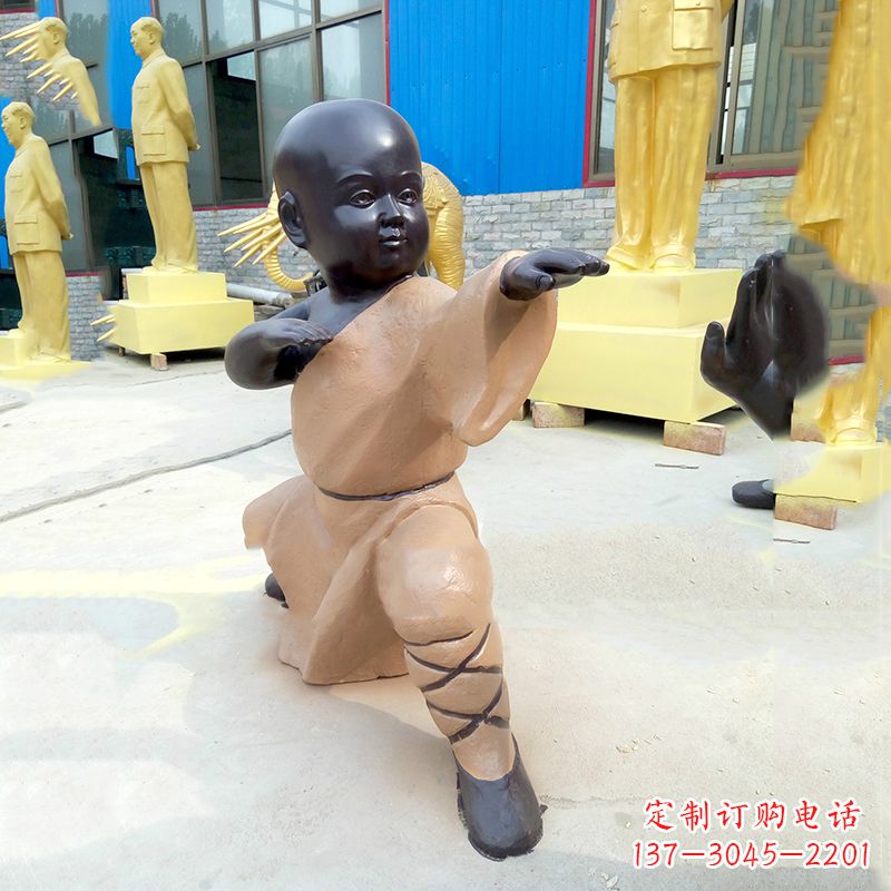 鹤壁功夫小和尚雕塑
