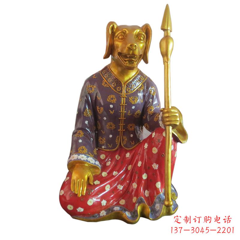 鹤壁高端可爱的玻璃钢生肖雕塑