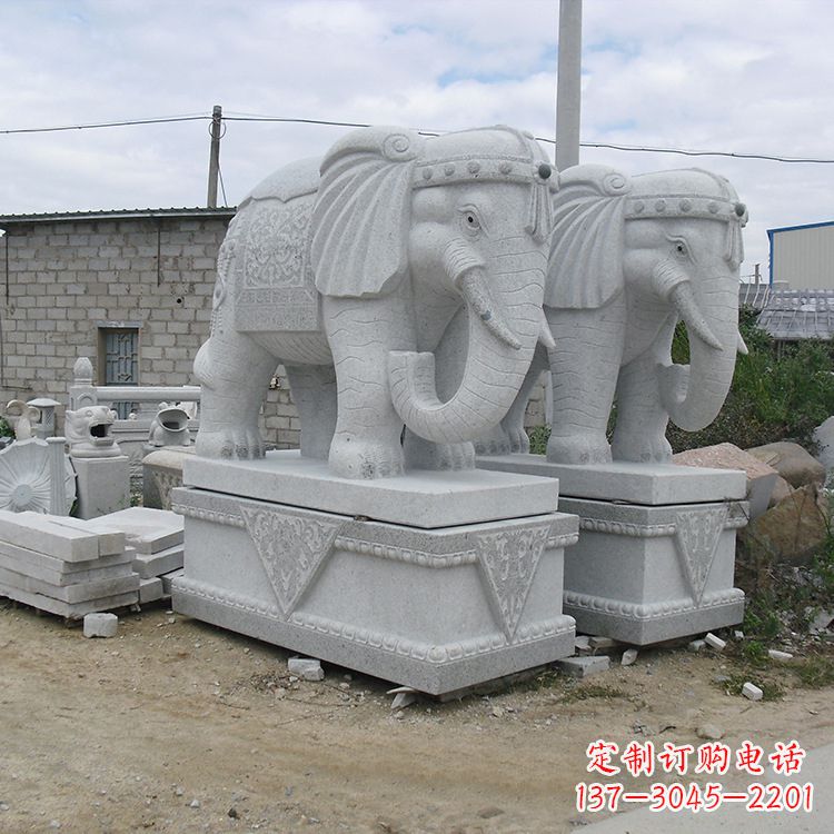 鹤壁古代大象石雕