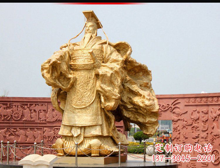 鹤壁汉武帝铜雕,精致绝伦,彰显大汉尊贵