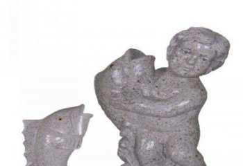 鹤壁飘洒雕塑——公园景观石雕鱼喷泉