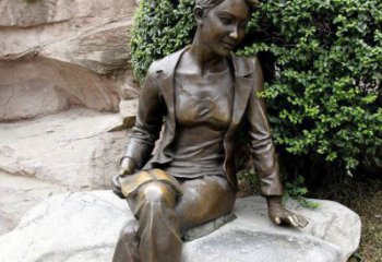 鹤壁中领雕塑精美 静谧 的女人铜雕