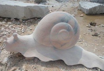 鹤壁真实大小的蜗牛石雕