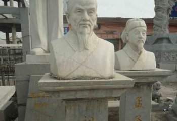 鹤壁高级定制古代名人祖冲之头像雕塑