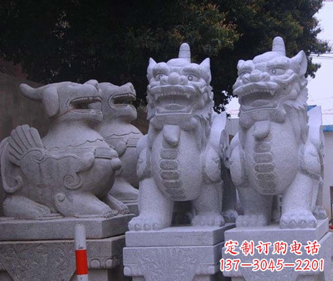 鹤壁古典独角兽石雕