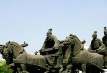 鹤壁中领雕塑--尊贵马车雕塑