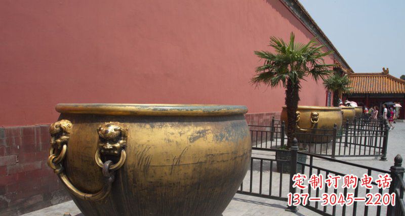 鹤壁故宫铜雕缸:以古之美点亮家园