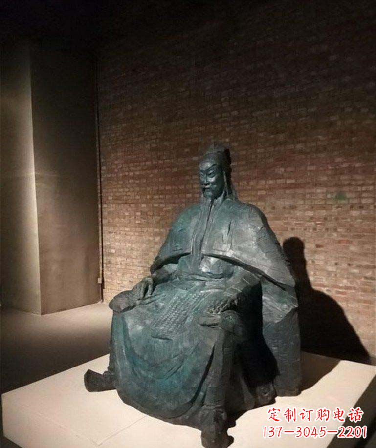 鹤壁关公古代名人铜雕