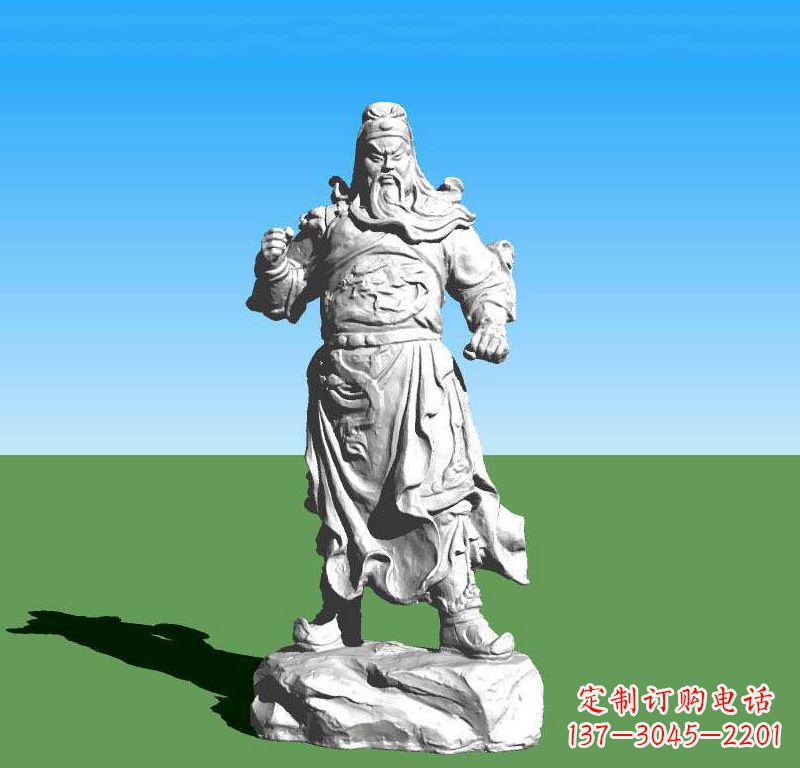 鹤壁关云长关羽雕塑,让关羽永驻古代