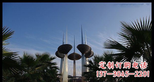 鹤壁不锈钢避雷针抽象雕塑
