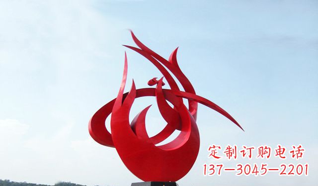 鹤壁艺术引领,荣耀之羽——中国领雕塑制作不锈钢大型凤凰雕塑