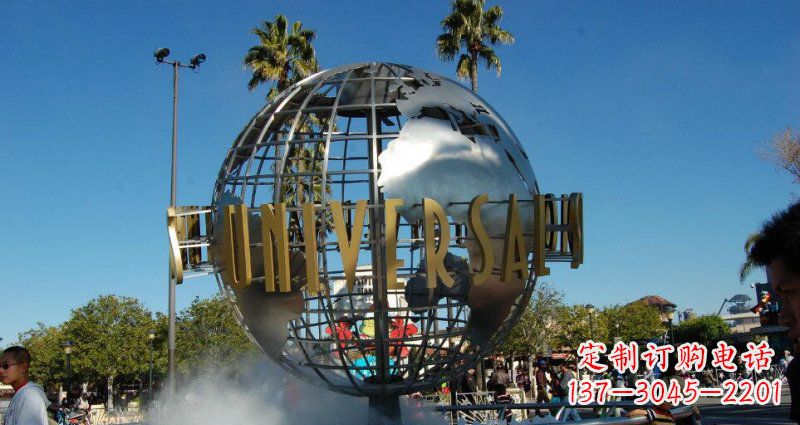 鹤壁中领雕塑仿真不锈钢地球雕塑