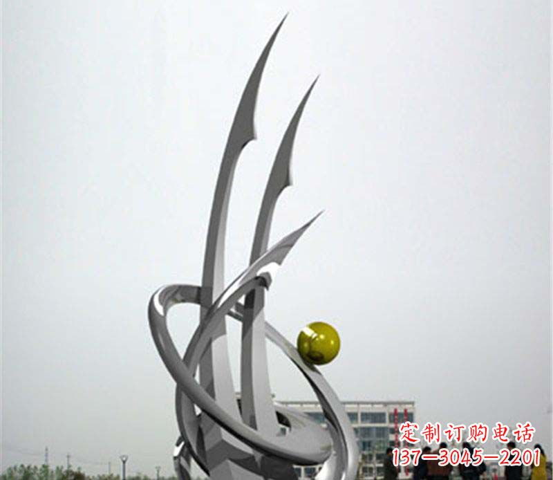 鹤壁不锈钢帆船抽象雕塑