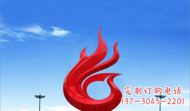 鹤壁优雅定制,高贵不锈钢凤凰雕塑