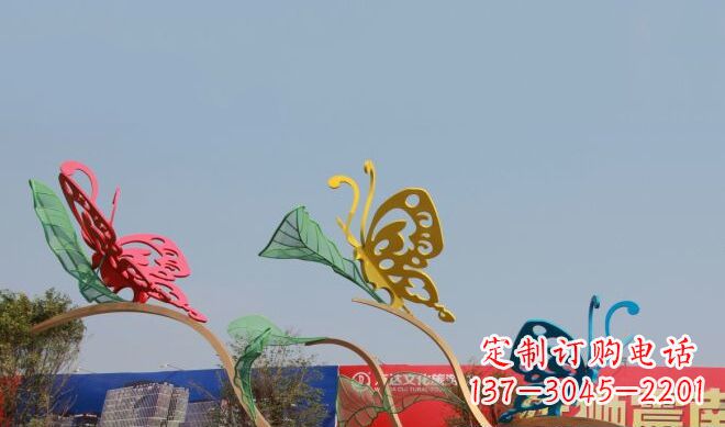 鹤壁中领雕塑|不锈钢定制蝴蝶雕塑