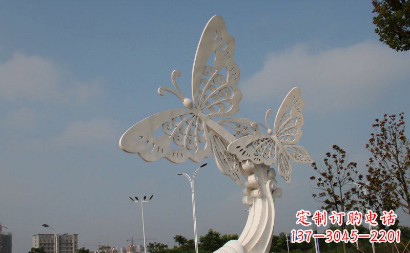 鹤壁完美的蝴蝶不锈钢雕塑
