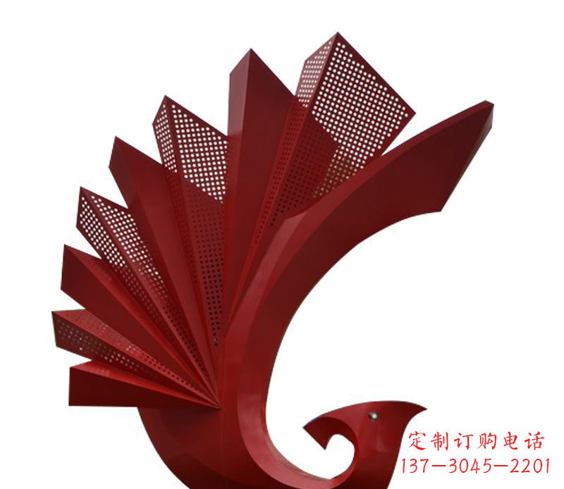 鹤壁装点空间的定制孔雀雕塑