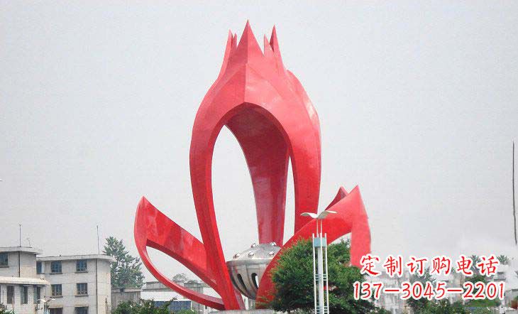 鹤壁中领雕塑:莲蓬雕塑,营造神秘艺术气息