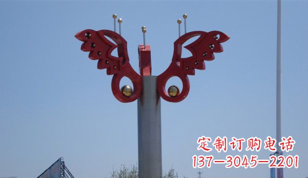 鹤壁欣赏精美蝴蝶雕塑,感受生活的美好