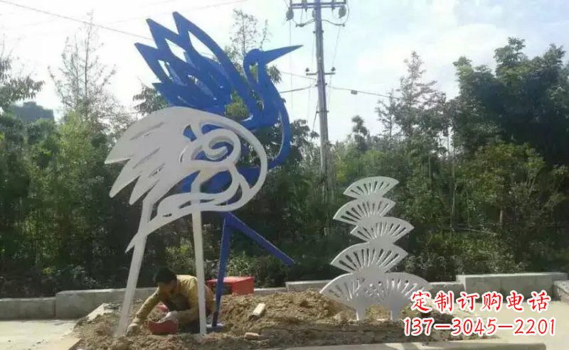 鹤壁精美天鹅不锈钢雕塑
