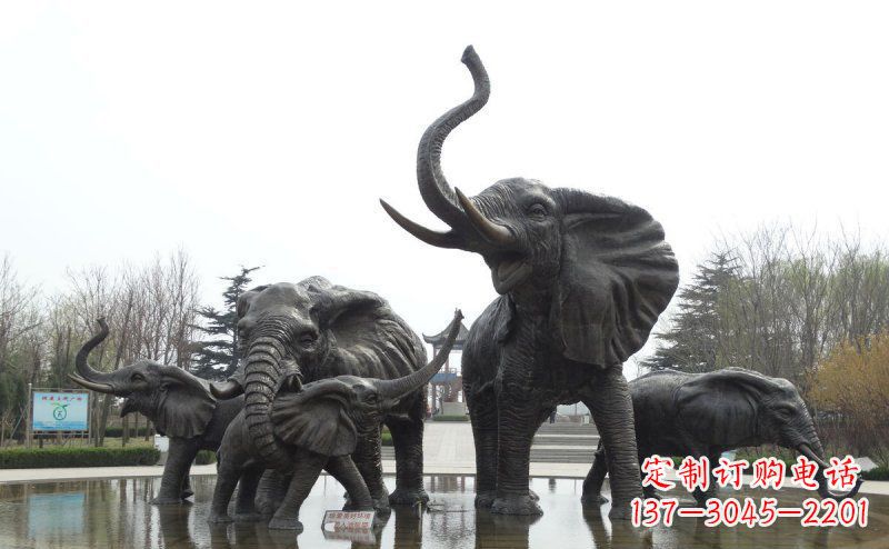 鹤壁大象玻璃钢雕塑,艺术定制精品