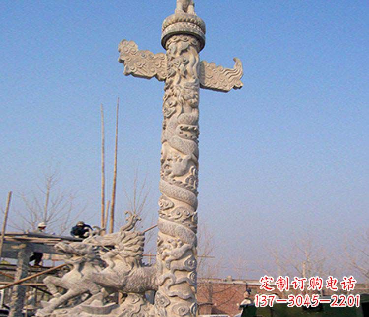 鹤壁品质精美华表景观石雕