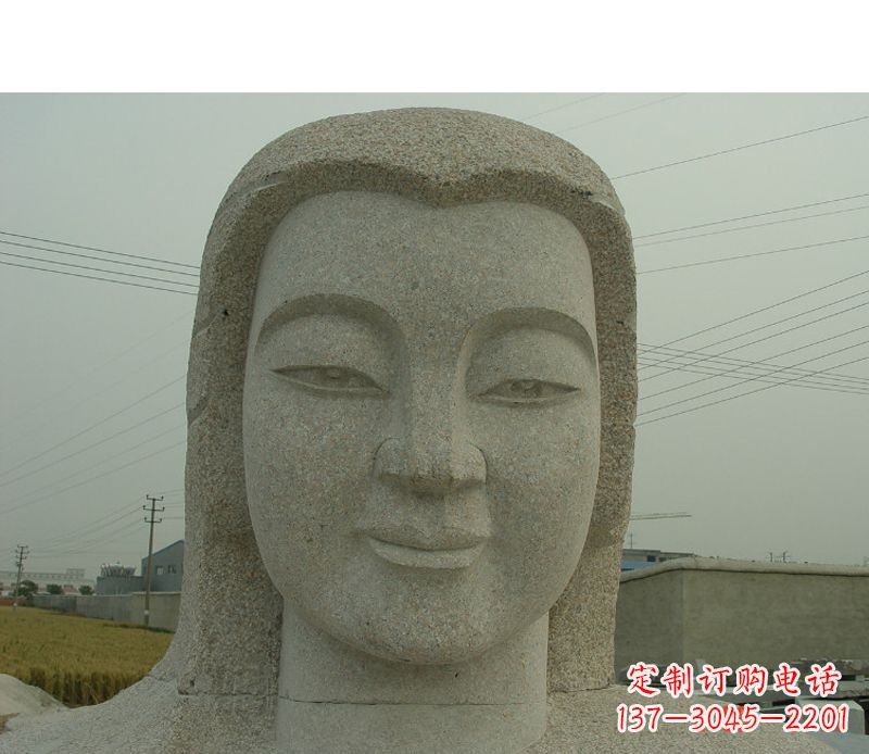 鹤壁广场黄河母亲石雕