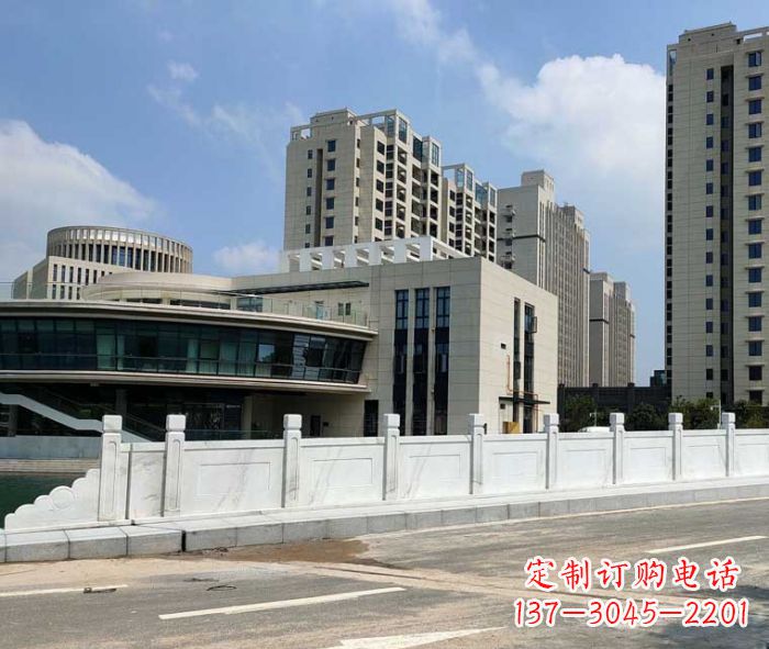 鹤壁享受精美的广场景观大理石栏板雕塑