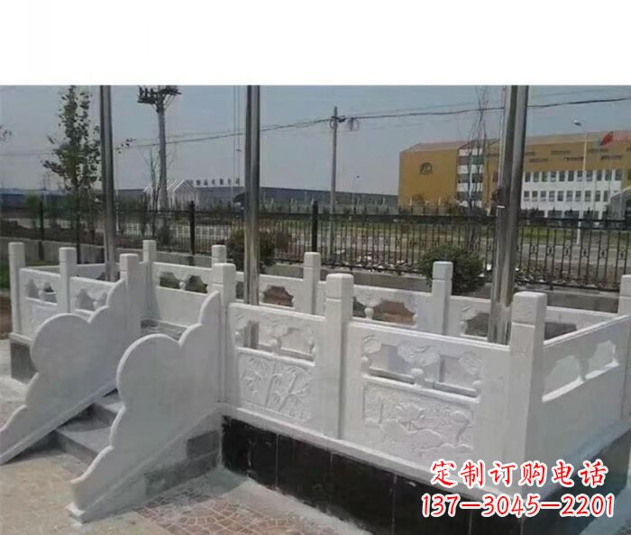 鹤壁完美的城市景观--汉白玉升旗台石雕