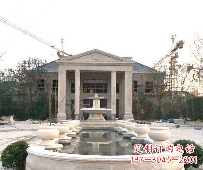 鹤壁诗意与节奏,中领雕塑定制喷泉雕塑