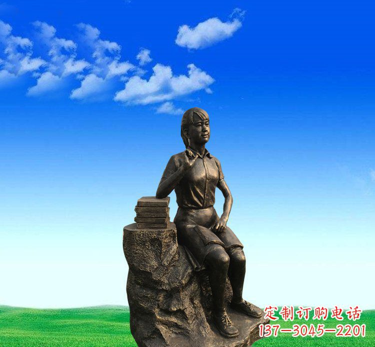 鹤壁展现美丽的美女雕塑