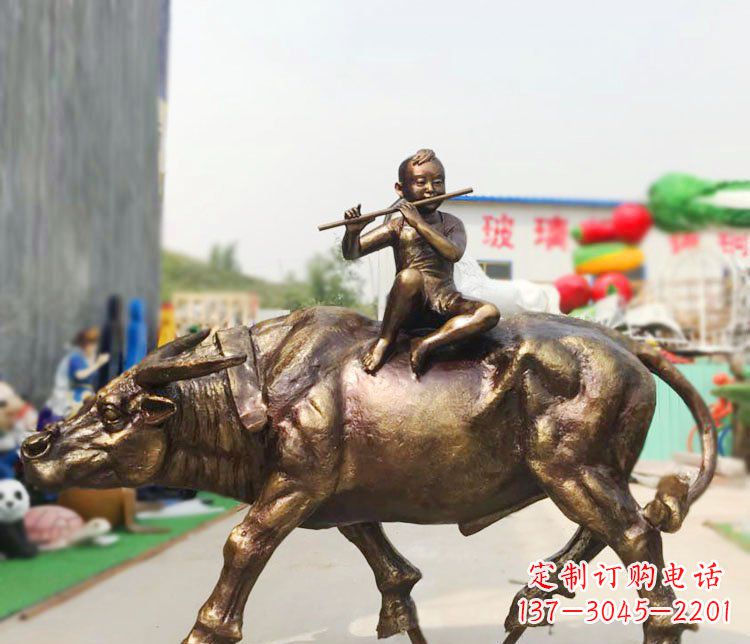 鹤壁牧童铜雕:唤醒温暖的旅程