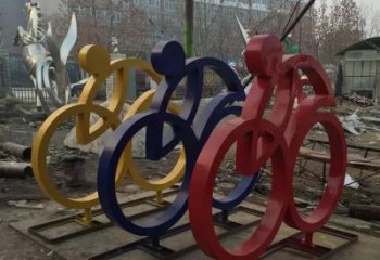鹤壁中领雕塑推出的自行车雕塑是一件别具一格的…