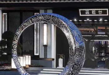 鹤壁精致圆环喷泉雕塑陪伴你的绿色城市