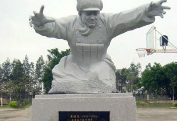 鹤壁中领雕塑|专业制作黄继光石雕