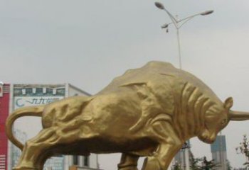 鹤壁拓荒牛铜雕塑-充满历史气息的精美雕塑