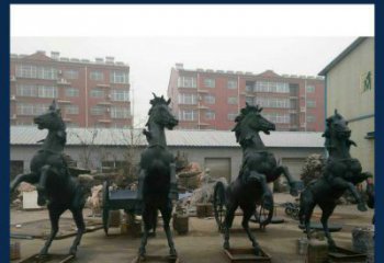 鹤壁中领雕塑推出的优雅动物铜雕飞马，以其出色…