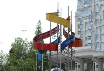鹤壁中领雕塑：不锈钢足球雕塑