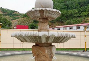 鹤壁中领雕塑海螺石雕喷泉精致装点室外空间