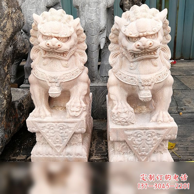鹤壁汉白玉北京狮子雕塑