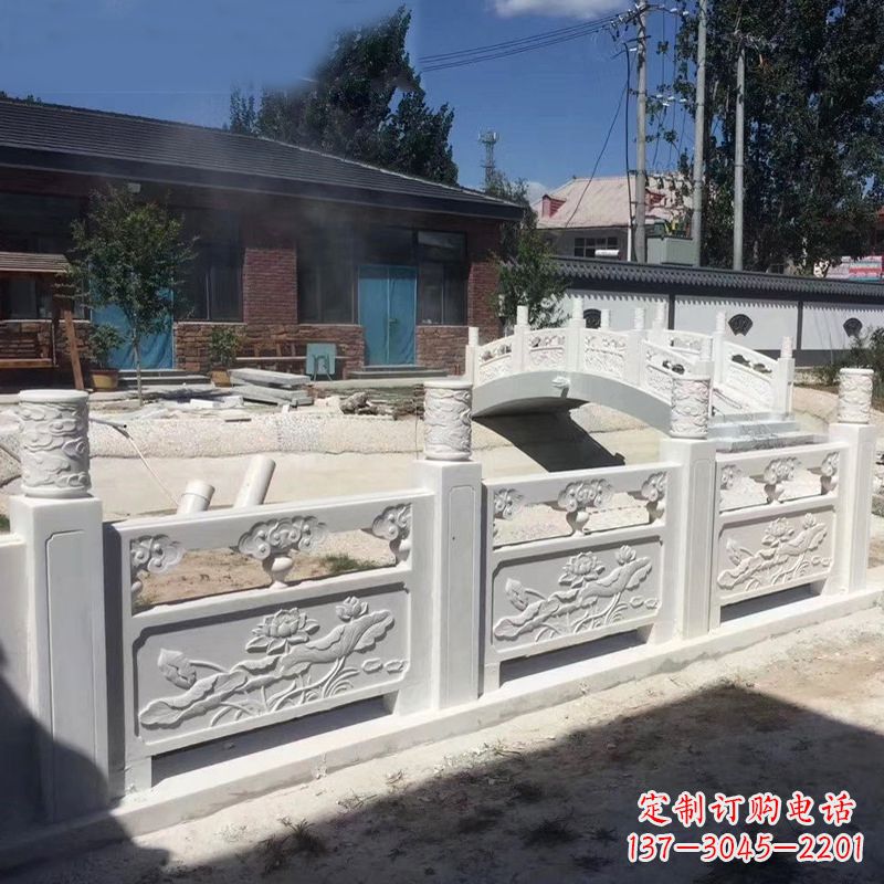 鹤壁汉白玉精美手工栏板雕塑