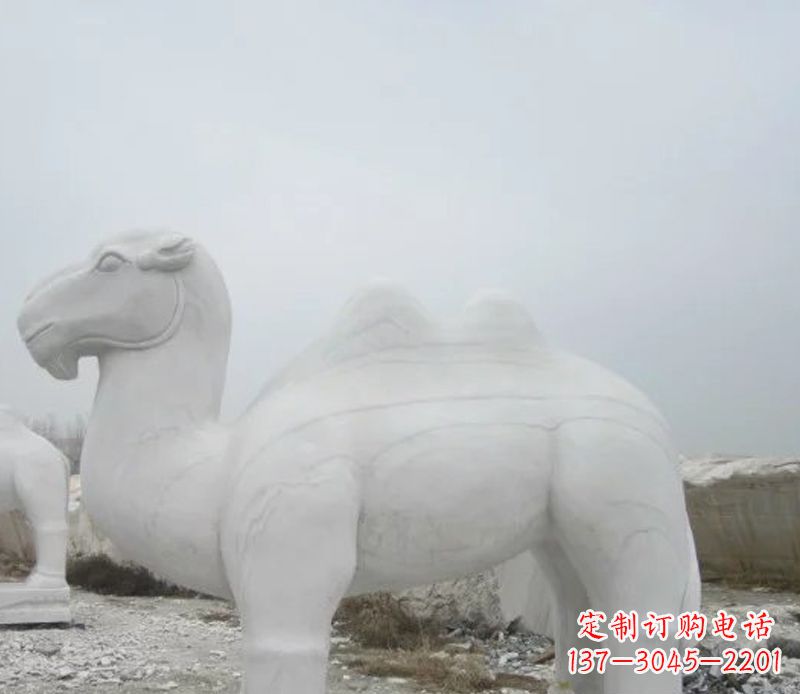 鹤壁汉白玉骆驼石雕