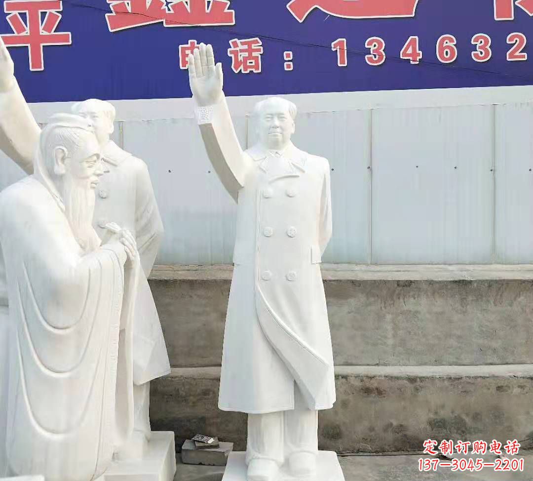鹤壁中领雕塑:主席石雕,刻画你的荣耀